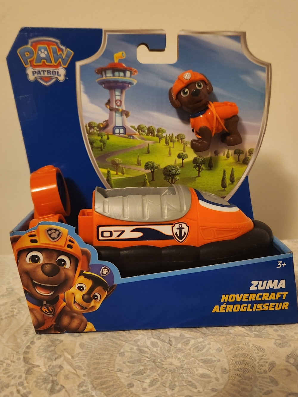 Paw Patrol Zuma Orange and Black Hovercraft with Removable Figure